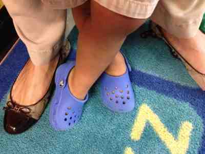 My Coach and his Crocs