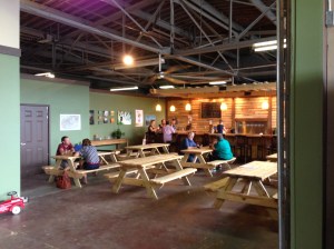 The pretty inside of Twin Leaf Brewing