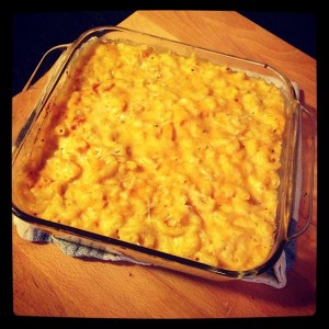 You can't be a thick girl without the mac and cheese! 