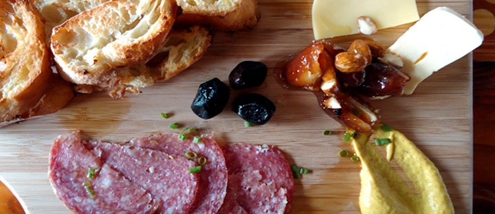 A beautiful cheese plate