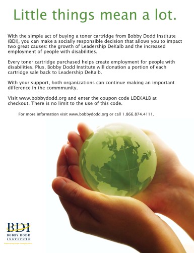 BOBBY Dodd Institute Little Things advertisement